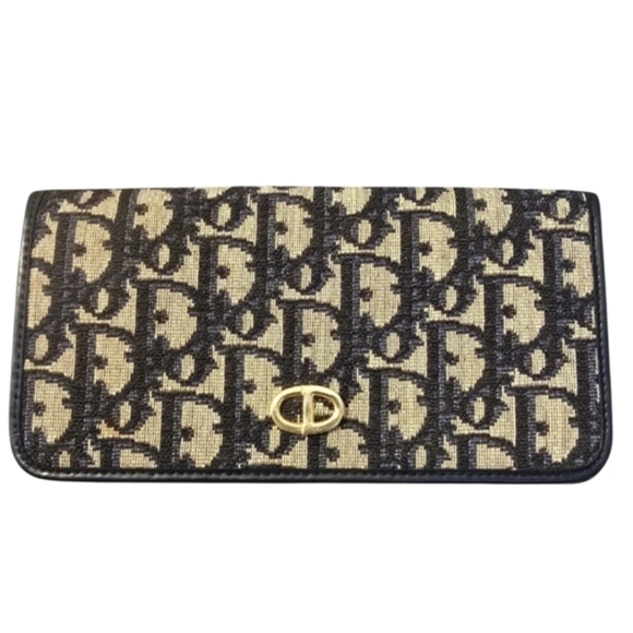 Dior Handbags - Christian Dior Vintage Monogrammed Trotter BiFold Wallet in EUC